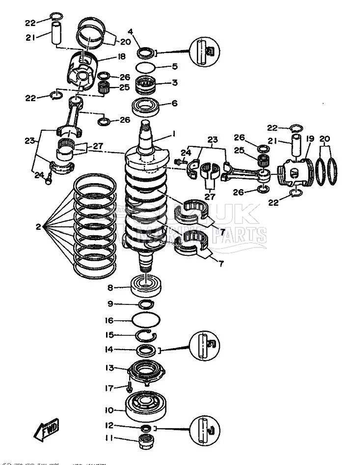 CRANKSHAFT--PISTON