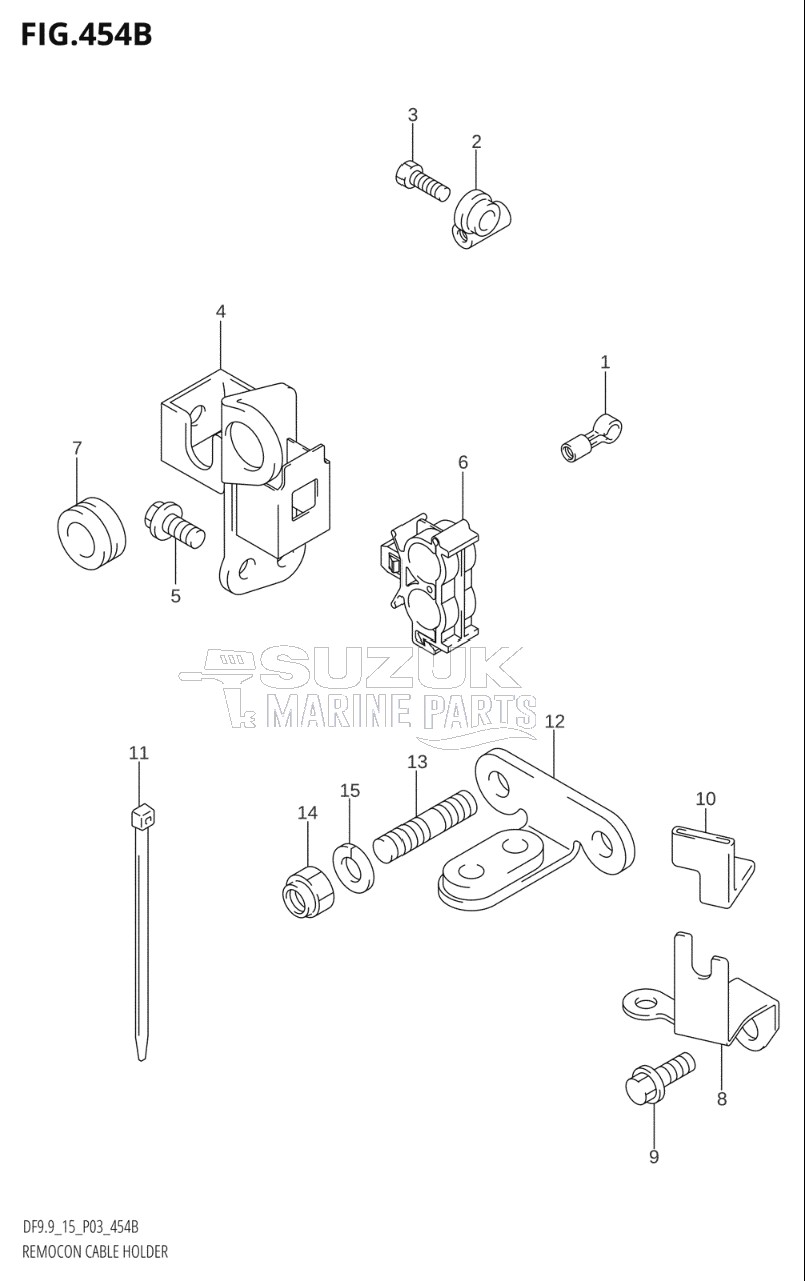 REMOCON CABLE HOLDER (DF9.9T)