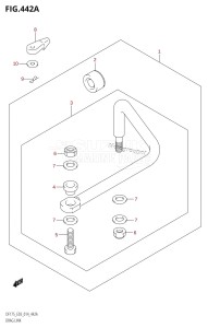 DF175ZG From 17502Z-410001 (E03)  2014 drawing DRAG LINK