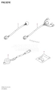 DF80A From 08002F-510001 (E01 E40)  2015 drawing OPT:HARNESS (DF80A:E01)