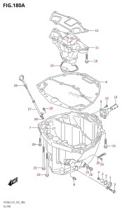 DF250A From 25003P-810001 (E01 E40)  2018 drawing OIL PAN