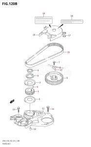 DF9.9A From 00994F-310001 (P03)  2013 drawing TIMING BELT (DF8AR:P03)