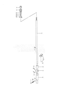 Outboard DF 40 drawing Shift Rod