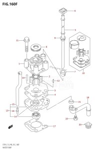 DT15 From 01503K-210001 (P36-)  2012 drawing WATER PUMP (DT15K:P36)