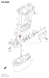 04003F-110001 (2011) 40hp E01-Gen. Export 1 (DF40AQH  DF40AT) DF40A drawing DRIVE SHAFT HOUSING (DF40AST,DF60AT,DF60ATH,DF60AWT,DF60AWTH)