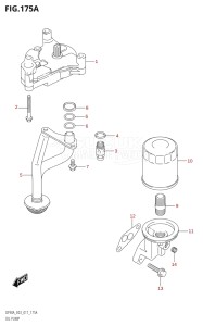 09003F-710001 (2017) 90hp E03-USA (DF90AT) DF90A drawing OIL PUMP