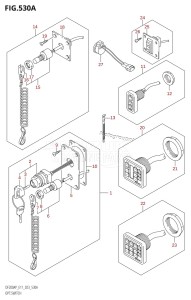 DF200AP From 20003P-340001 (E11 E40)  2023 drawing OPT:SWITCH (020,021)