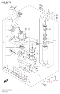 DF250 From 25005Z-040001 (E40)  2020 drawing TRIM CYLINDER