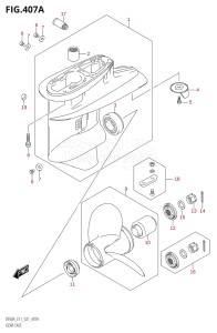 04005F-040001 (2020) 40hp E34-Italy (DF40ASVT  DF40ASVT_    DF40ASVT    DF40ASVT_2) DF40A drawing GEAR CASE (SEE NOTE)