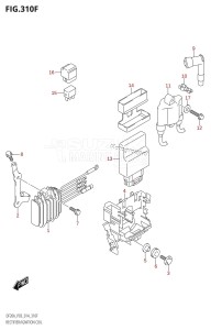 DF20A From 02002F-410001 (P03)  2014 drawing RECTIFIER /​ IGNITION COIL (DF15AR:P03)