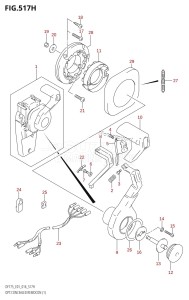 DF175TG From 17502F-610001 (E01 E40)  2016 drawing OPT:CONCEALED REMOCON (1) (DF175Z:E40)