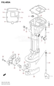 DF8A From 00801F-040001 (E01)  2020 drawing DRIVE SHAFT HOUSING