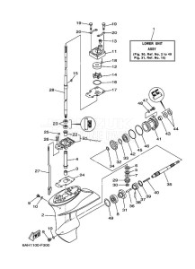 F20BEHL drawing LOWER-CASING-x-DRIVE-1