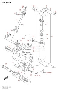 DF300A From 30002P-510001 (E01 E40)  2015 drawing TRIM CYLINDER