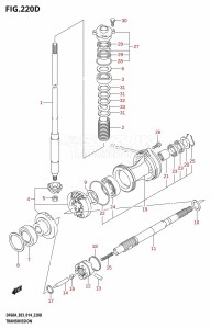 DF40A From 04003F-410001 (E03)  2014 drawing TRANSMISSION (DF50AVT)