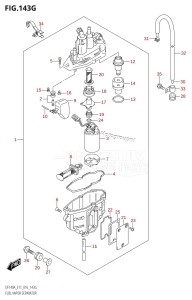 DF140AZ From 14003Z-610001 (E11 E40)  2016 drawing FUEL VAPOR SEPARATOR (DF140AT:E40)