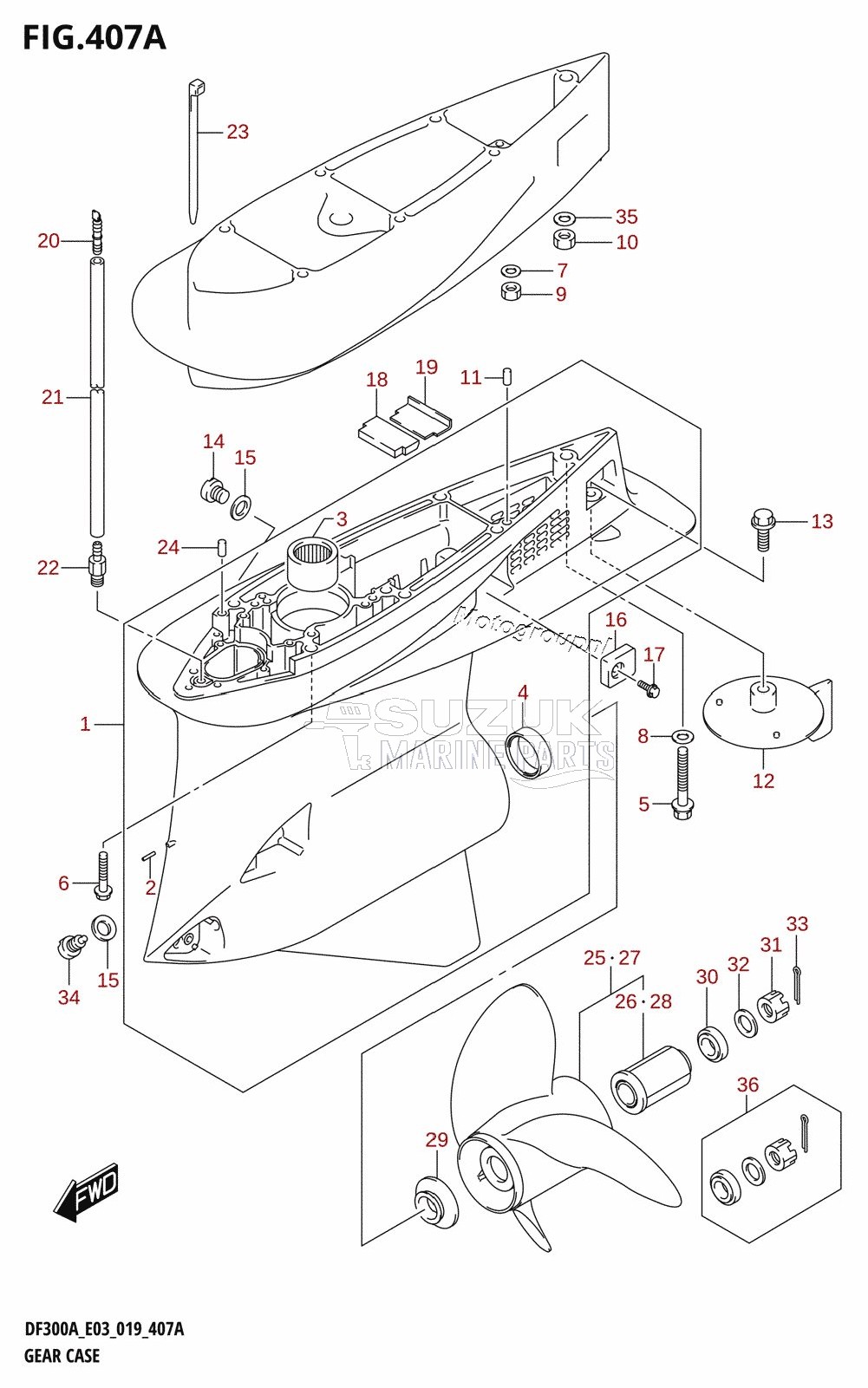 GEAR CASE (DF300A)