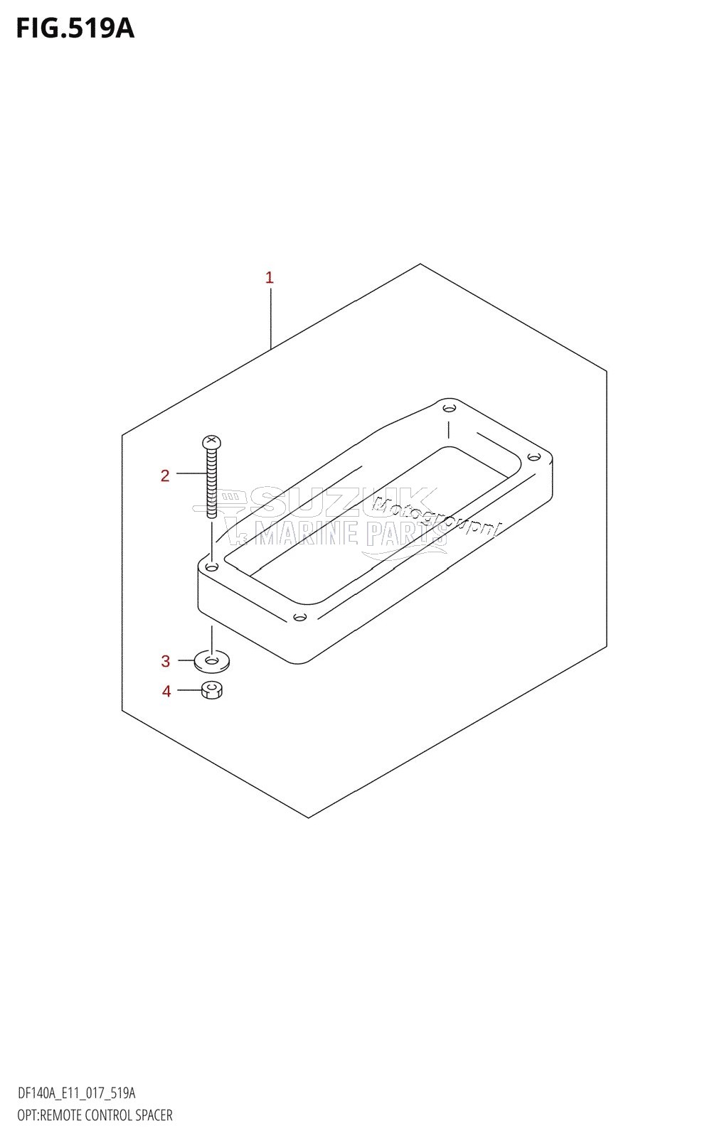 OPT:REMOTE CONTROL SPACER