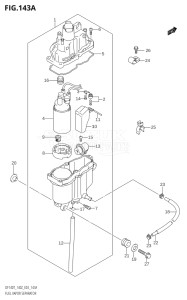 14001Z-421001 (2004) 140hp E03-USA (DF140ZK4) DF140Z drawing FUEL VAPOR SEPARATOR