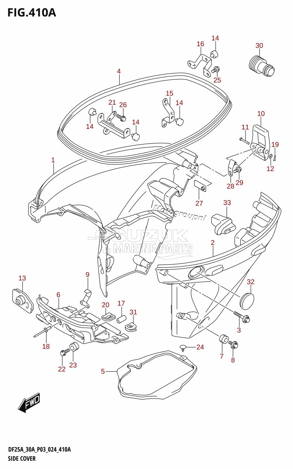 SIDE COVER (DF25A)