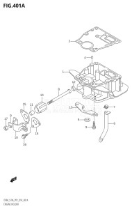 00801F-910001 (2019) 8hp P01-Gen. Export 1 (DF8A  DF8AR) DF8A drawing ENGINE HOLDER