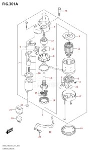 DF8A From 00801F-510001 (P01)  2015 drawing STARTING MOTOR