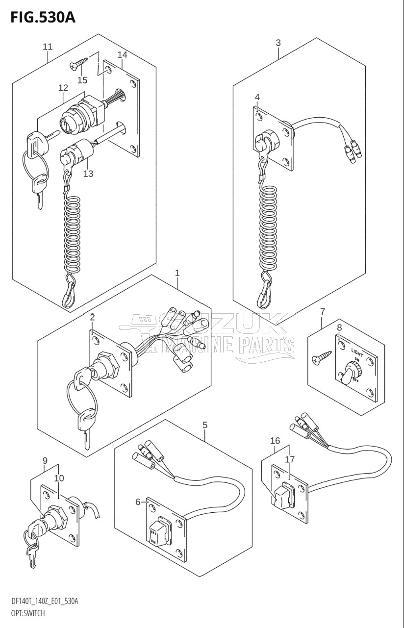 OPT:SWITCH (DF140T:(K2,K3,K4),DF140WT:(K3,K4))