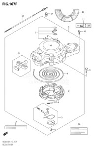 00995F-310001 (2013) 9.9hp P01-Gen. Export 1 (DF9.9BP  DF9.9BR) DF9.9B drawing RECOIL STARTER (DF20A:P40)