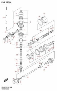 DF300B From 30003F-040001 (E11)  2020 drawing TRANSMISSION (023)