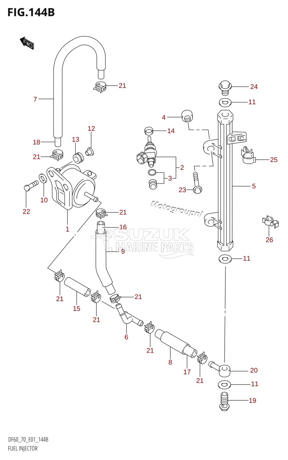 FUEL INJECTOR (X,Y,K1,K2,K3,K4,K5,K6,K7,K8,K9)