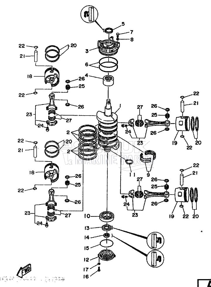 CRANKSHAFT--PISTON