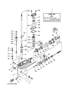 F40BMHDS drawing LOWER-CASING-x-DRIVE-1