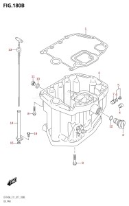 DF115A From 11503F-710001 (E11 E40)  2017 drawing OIL PAN (DF115AT:E11)