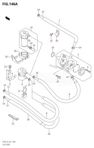 DF50 From 05001F-421001 (E01 E40)  2004 drawing FUEL PUMP