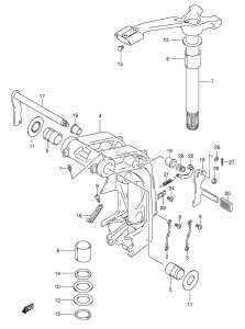 DF115TL From 115001F-371001 ()  2003 drawing SWIVEL BRACKET