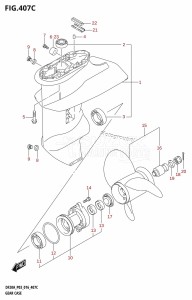 DF9.9B From 00995F-610001 (P03)  2016 drawing GEAR CASE (DF20AR:P03)