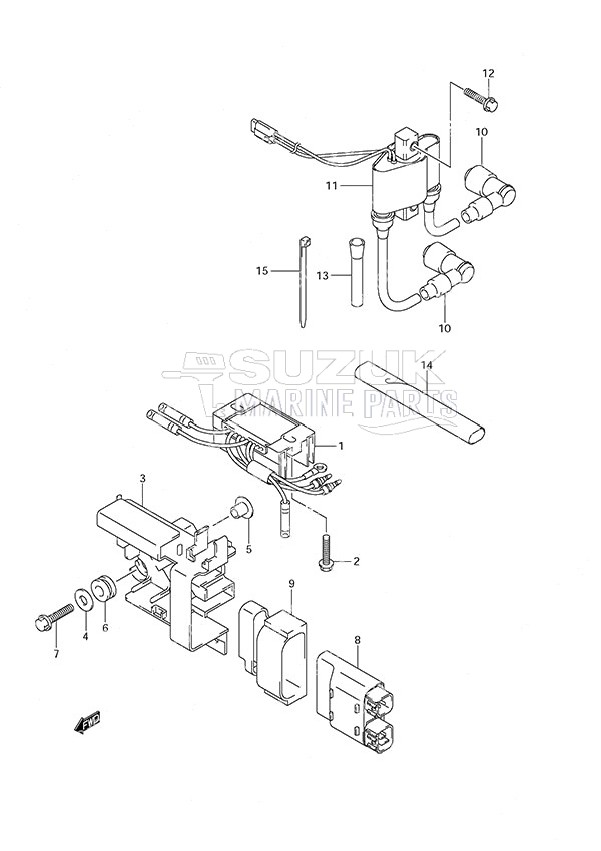 Rectifier/Ignition Coil Non-Remote Control