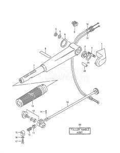 DT 30c drawing Handle (1988 to 1992)