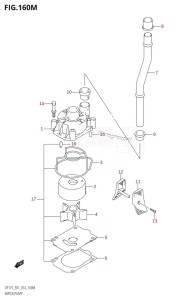 DF175ZG From 17502Z-410001 (E01 E40)  2014 drawing WATER PUMP (DF175TG:E40)