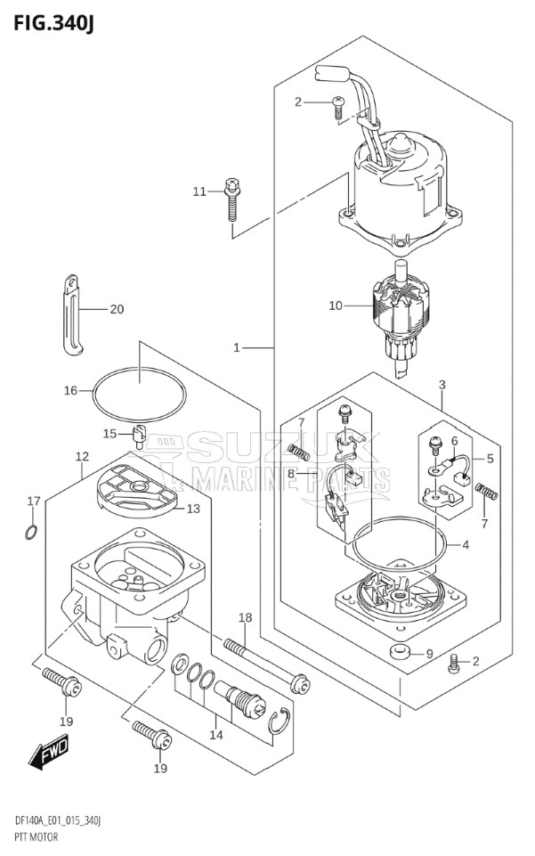 PTT MOTOR (DF140AZ:E40)