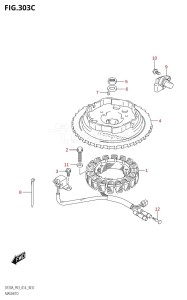 DF9.9B From 00995F-410001 (P03)  2014 drawing MAGNETO (DF20A:P03:M-STARTER)