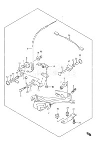 Outboard DF 6 drawing Remocon Parts Set