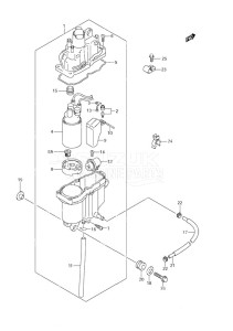 DF 115 drawing Fuel Vapor Separator