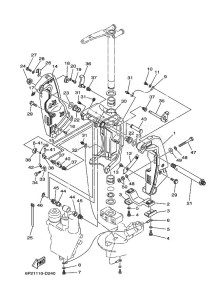 F200AETX drawing FRONT-FAIRING-BRACKET