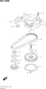 02504F-510001 (2005) 25hp P01-Gen. Export 1 (DF25A  DF25AR  DF25AT  DF25ATH  DT25K) DF25A drawing TIMING BELT