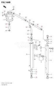 DF100 From 10002F-210001 (E01 E40)  2012 drawing FUEL INJECTOR (DF100T:E40)