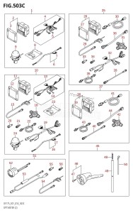 DF175ZG From 17502Z-410001 (E01 E40)  2014 drawing OPT:METER (2) (DF150TG:E01)