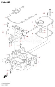 04003F-610001 (2016) 40hp E03-USA (DF40A) DF40A drawing ENGINE HOLDER (DF50A:E03)