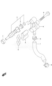 Outboard DF 20A drawing Fuel Injector