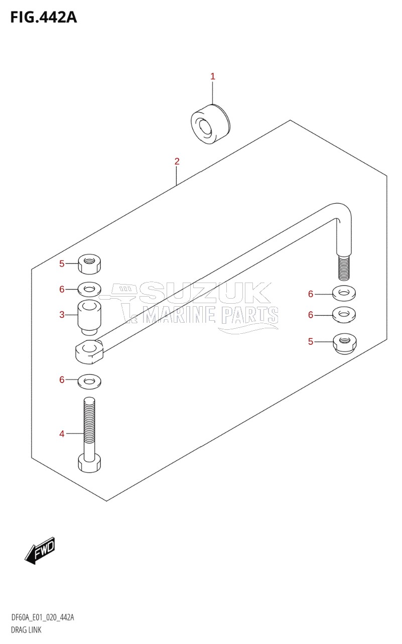 DRAG LINK (DF40A,DF40AST,DF50A,DF60A,DF60AVT,DF40ASVT)